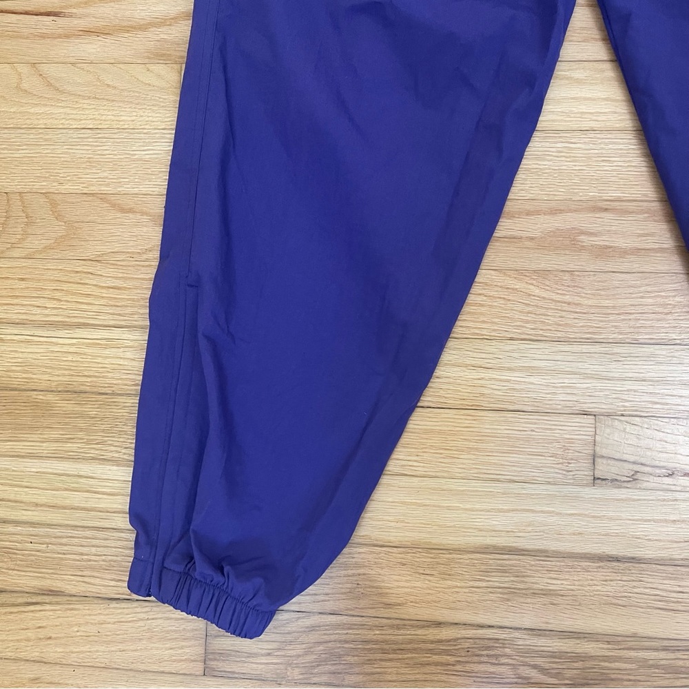 Vintage Nike Track Pants Joggers 90’s Purple Sweatpants With Drawstring - Picture 4 of 10
